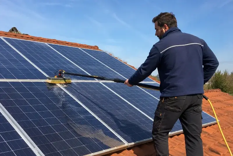 Nettoyage et entretien de panneaux solaires à Boisseron